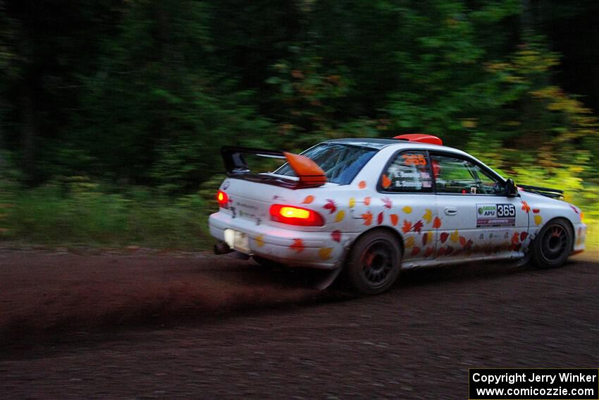 Richard Donovan / Greg Donovan Subaru Impreza on SS6, Bob Lake II.