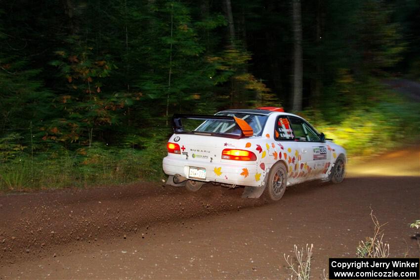 Richard Donovan / Greg Donovan Subaru Impreza on SS6, Bob Lake II.