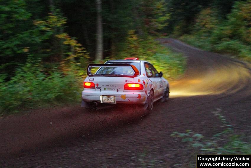 Richard Donovan / Greg Donovan Subaru Impreza on SS6, Bob Lake II.