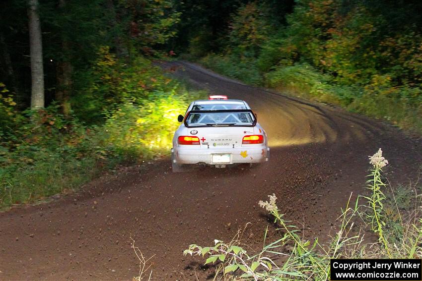 Richard Donovan / Greg Donovan Subaru Impreza on SS6, Bob Lake II.