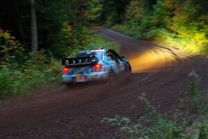 Matt James / Jackie James Subaru Impreza on SS6, Bob Lake II.