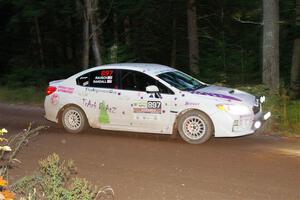 Jamey Randall / Andrew Rausch Subaru WRX on SS6, Bob Lake II.