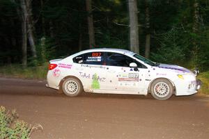 Jamey Randall / Andrew Rausch Subaru WRX on SS6, Bob Lake II.