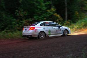 Jamey Randall / Andrew Rausch Subaru WRX on SS6, Bob Lake II.