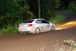 Jamey Randall / Andrew Rausch Subaru WRX on SS6, Bob Lake II.