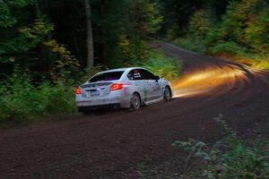 Jamey Randall / Andrew Rausch Subaru WRX on SS6, Bob Lake II.