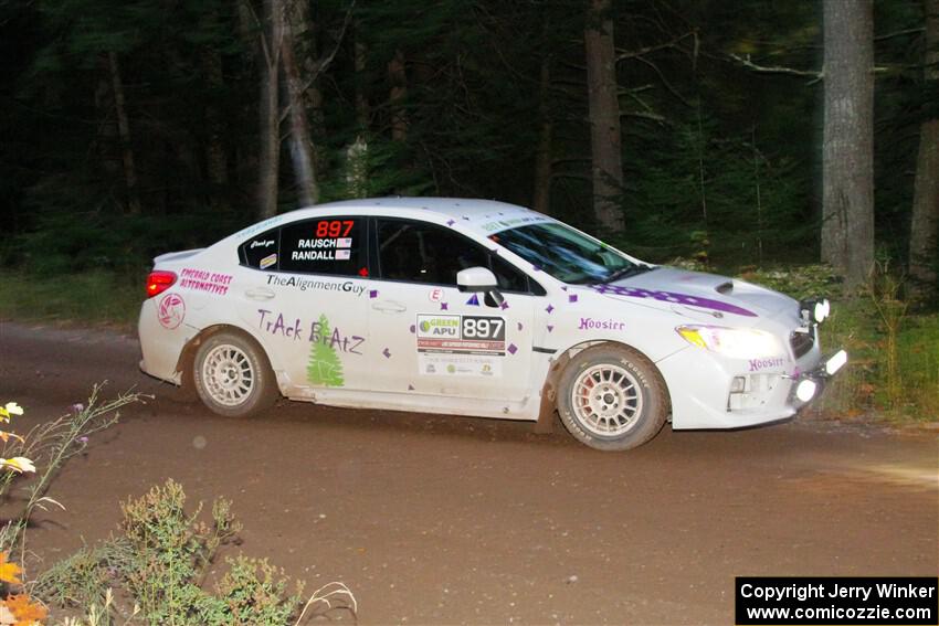 Jamey Randall / Andrew Rausch Subaru WRX on SS6, Bob Lake II.