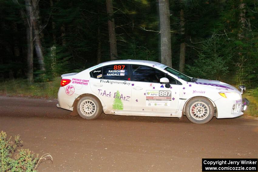 Jamey Randall / Andrew Rausch Subaru WRX on SS6, Bob Lake II.