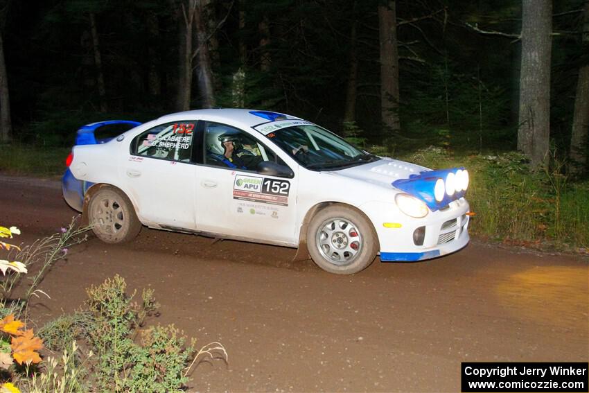 Doug B. Shepherd / Chris LaBaere Dodge SRT-4 on SS6, Bob Lake II.