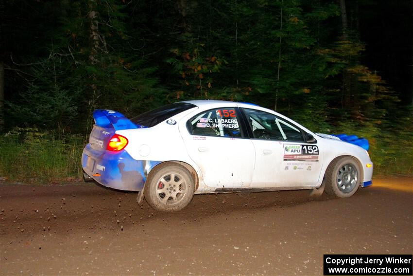 Doug B. Shepherd / Chris LaBaere Dodge SRT-4 on SS6, Bob Lake II.