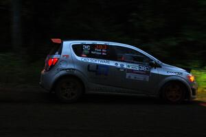 Matt Hoffman / Matt Pionk Chevy Sonic RS on SS6, Bob Lake II.