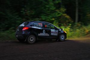 Tommy Cadwalader / Stefan Trajkov Mazda 2 on SS6, Bob Lake II.