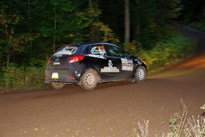 Tommy Cadwalader / Stefan Trajkov Mazda 2 on SS6, Bob Lake II.