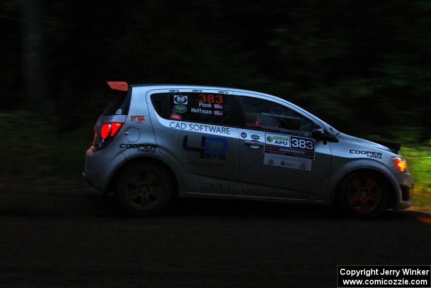 Matt Hoffman / Matt Pionk Chevy Sonic RS on SS6, Bob Lake II.