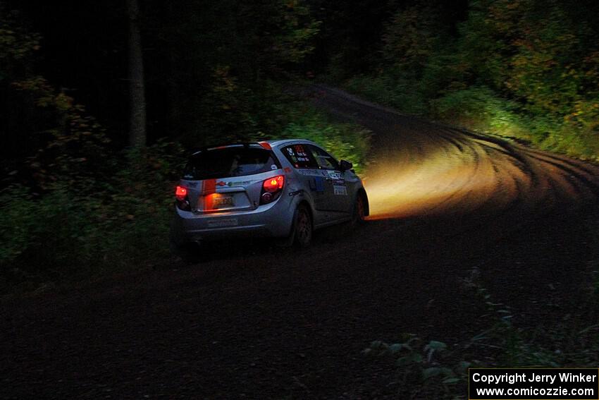 Matt Hoffman / Matt Pionk Chevy Sonic RS on SS6, Bob Lake II.