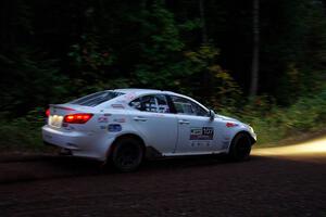 Richo Healey / Michelle Miller Lexus IS250 on SS6, Bob Lake II.