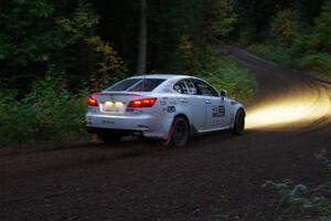 Richo Healey / Michelle Miller Lexus IS250 on SS6, Bob Lake II.