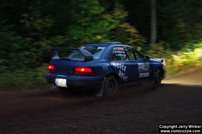 Corey Morris / Josh Nykanen Subaru Impreza on SS6, Bob Lake II.