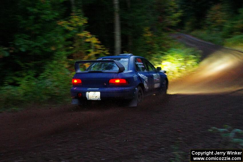 Corey Morris / Josh Nykanen Subaru Impreza on SS6, Bob Lake II.