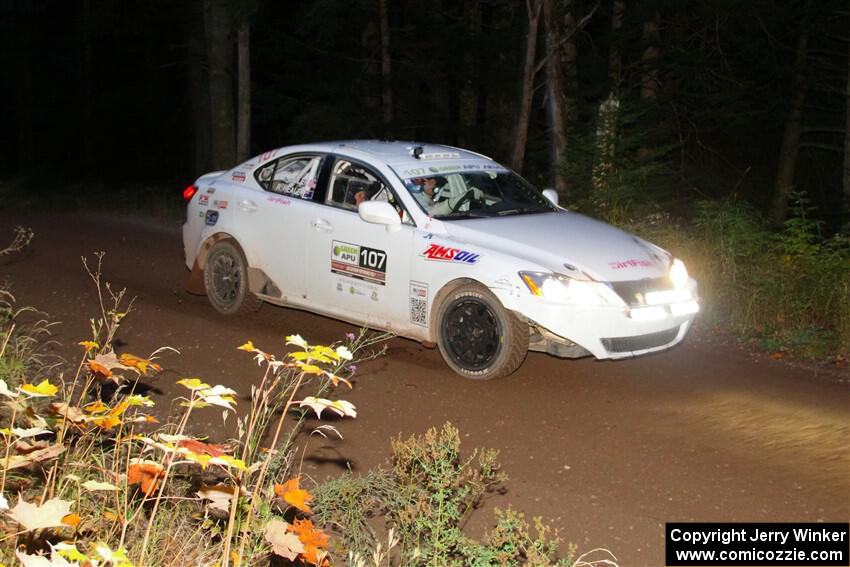 Richo Healey / Michelle Miller Lexus IS250 on SS6, Bob Lake II.