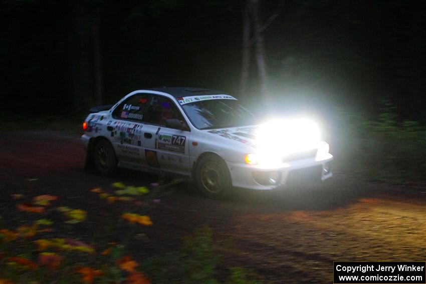 Andy Didorosi / Betsy Nguyen Subaru Impreza on SS6, Bob Lake II.