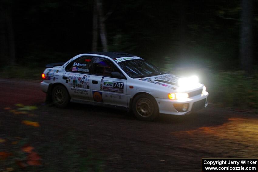 Andy Didorosi / Betsy Nguyen Subaru Impreza on SS6, Bob Lake II.