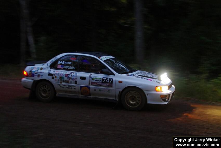 Andy Didorosi / Betsy Nguyen Subaru Impreza on SS6, Bob Lake II.