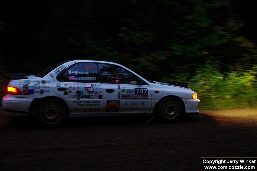 Andy Didorosi / Betsy Nguyen Subaru Impreza on SS6, Bob Lake II.