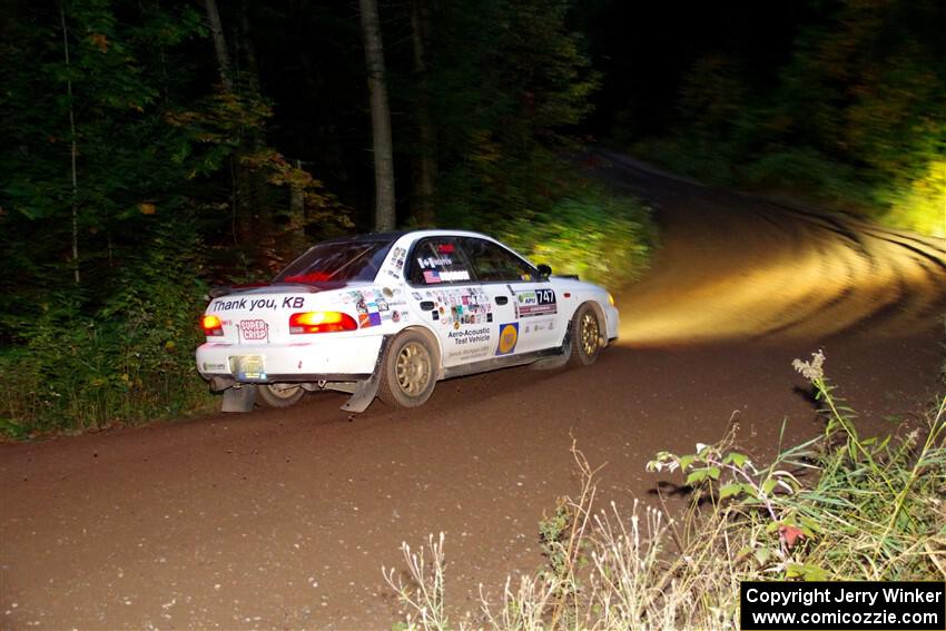 Andy Didorosi / Betsy Nguyen Subaru Impreza on SS6, Bob Lake II.