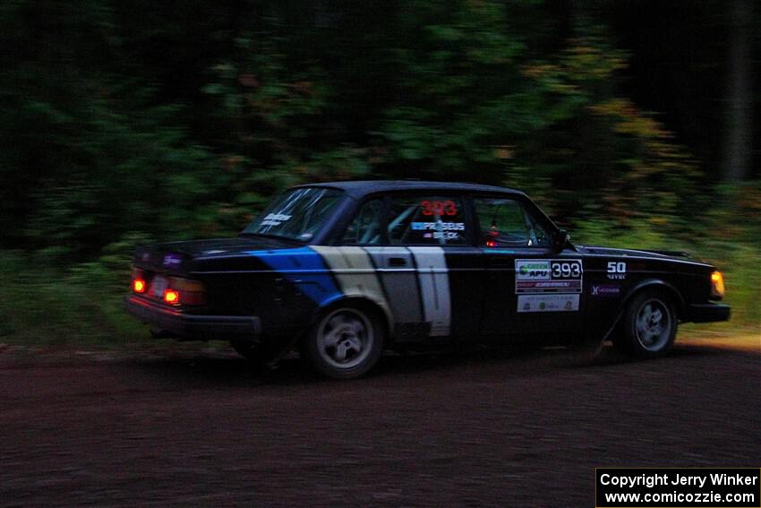 Adam Brock / Bryce Proseus Volvo 244 on SS6, Bob Lake II.