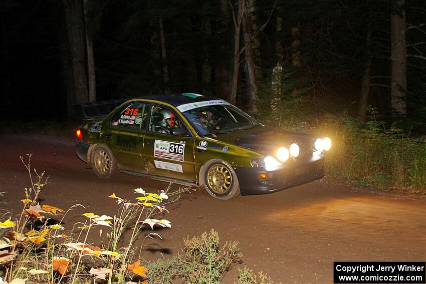 Sean Costello / Breandan Carter Subaru Impreza 2.5RS on SS6, Bob Lake II.