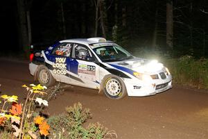 Brad Hayosh / Keegan Helwig Subaru WRX STi on SS6, Bob Lake II.