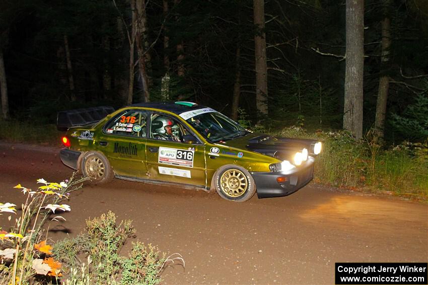 Sean Costello / Breandan Carter Subaru Impreza 2.5RS on SS6, Bob Lake II.