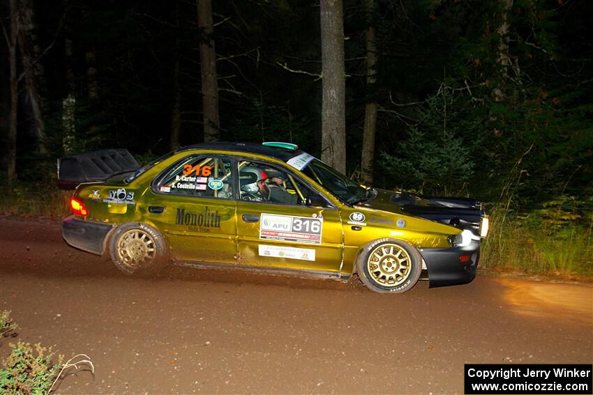 Sean Costello / Breandan Carter Subaru Impreza 2.5RS on SS6, Bob Lake II.