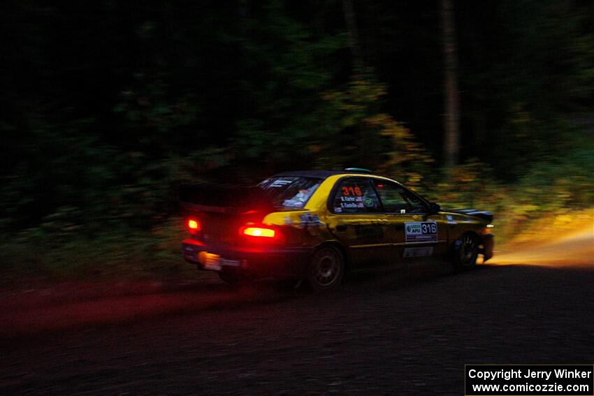 Sean Costello / Breandan Carter Subaru Impreza 2.5RS on SS6, Bob Lake II.