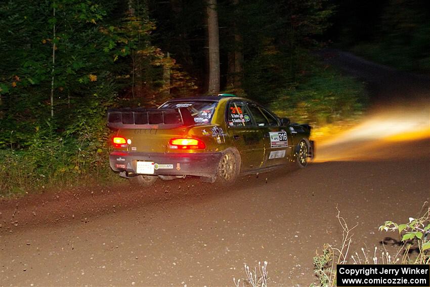 Sean Costello / Breandan Carter Subaru Impreza 2.5RS on SS6, Bob Lake II.