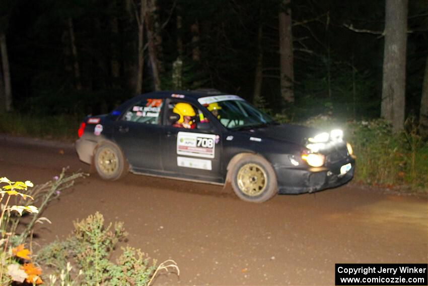 Brian Atwood / Kenny Michels Subaru Impreza on SS6, Bob Lake II.