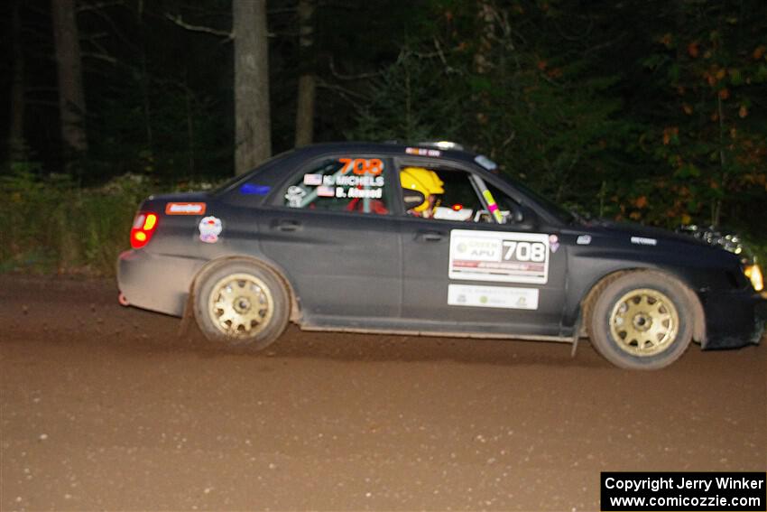 Brian Atwood / Kenny Michels Subaru Impreza on SS6, Bob Lake II.