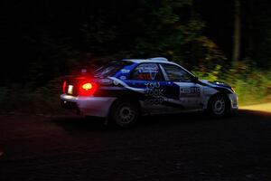 Brad Hayosh / Keegan Helwig Subaru WRX STi on SS6, Bob Lake II.