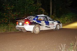 Brad Hayosh / Keegan Helwig Subaru WRX STi on SS6, Bob Lake II.