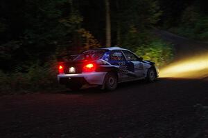 Brad Hayosh / Keegan Helwig Subaru WRX STi on SS6, Bob Lake II.