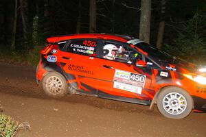 Nikhil Thakur / Zack Goldstein Ford Fiesta ST on SS6, Bob Lake II.