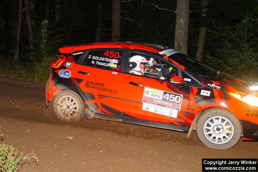 Nikhil Thakur / Zack Goldstein Ford Fiesta ST on SS6, Bob Lake II.