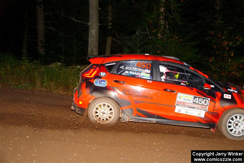 Nikhil Thakur / Zack Goldstein Ford Fiesta ST on SS6, Bob Lake II.