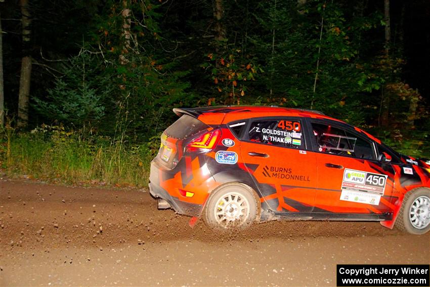 Nikhil Thakur / Zack Goldstein Ford Fiesta ST on SS6, Bob Lake II.