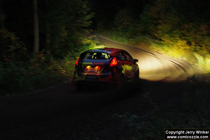 Nikhil Thakur / Zack Goldstein Ford Fiesta ST on SS6, Bob Lake II.