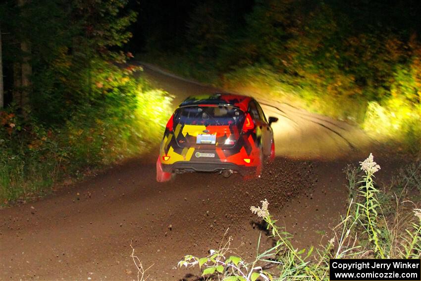 Nikhil Thakur / Zack Goldstein Ford Fiesta ST on SS6, Bob Lake II.