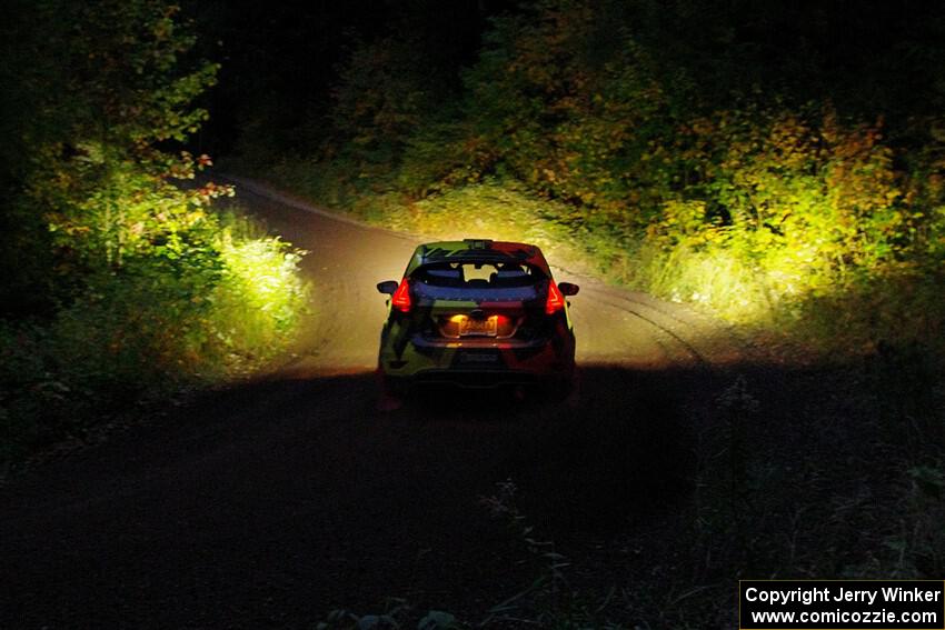 Nikhil Thakur / Zack Goldstein Ford Fiesta ST on SS6, Bob Lake II.