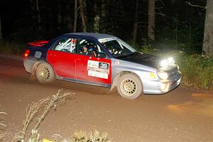 Jonathon Nagel / Liz Austin Subaru Impreza 2.5RS on SS6, Bob Lake II.