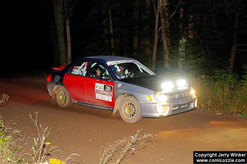 Jonathon Nagel / Liz Austin Subaru Impreza 2.5RS on SS6, Bob Lake II.